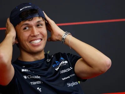 Alex Albon počas štvrtkového
